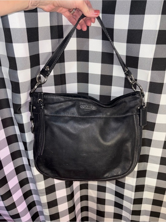 Coach Handbags - Coach Zoe Black Leather Hobo Shoulder Bag 2010